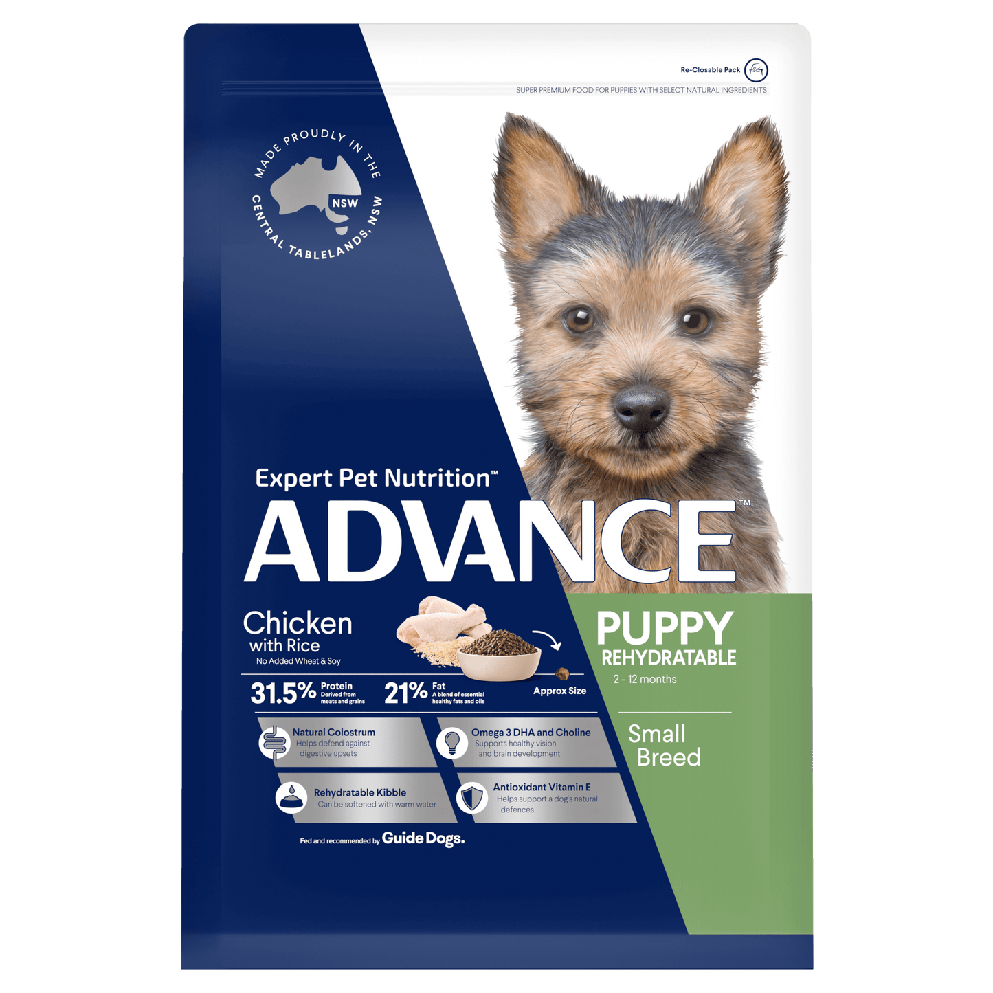 3kg Advance Puppy Small Breed Rehydratable
