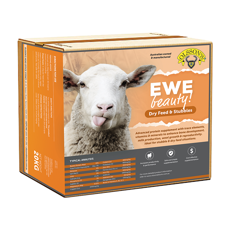 Olsson Ewe Beauty Dry Feed & Stubble 20kg