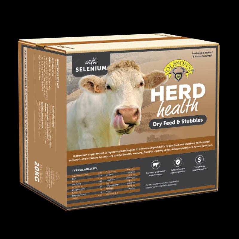 Olsson Herd Health Dry Feed And Stubble 20kg