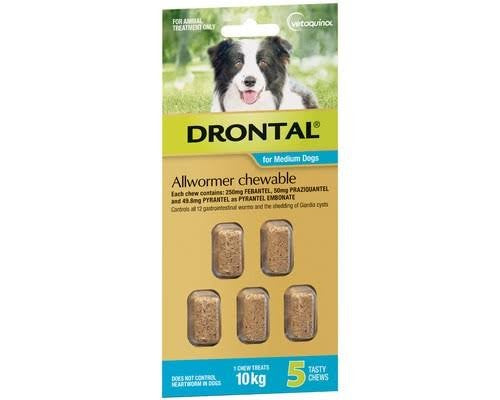 Drontal Chewable Medium 5 Chew