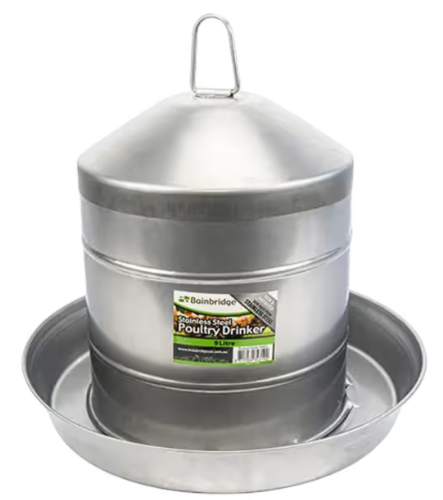 Poultry Drinker 9l Metal