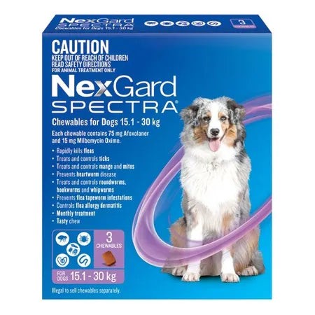 Nexgard Spectra 3pk 15.1kg-30kg [dog:15.1kg-30kg]