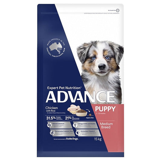 15 Kg Advance Puppy Medium Breed Chicken