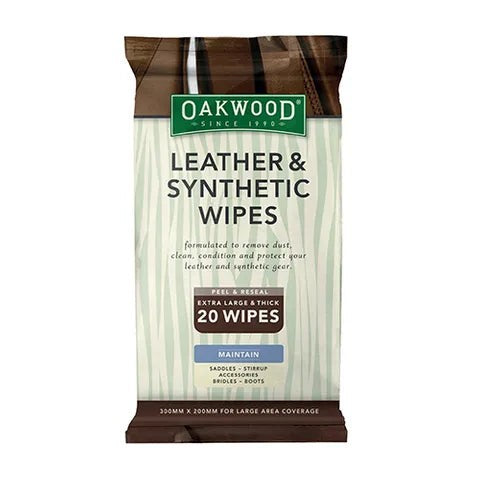 Oakwood Leather & Synthetic Wipes