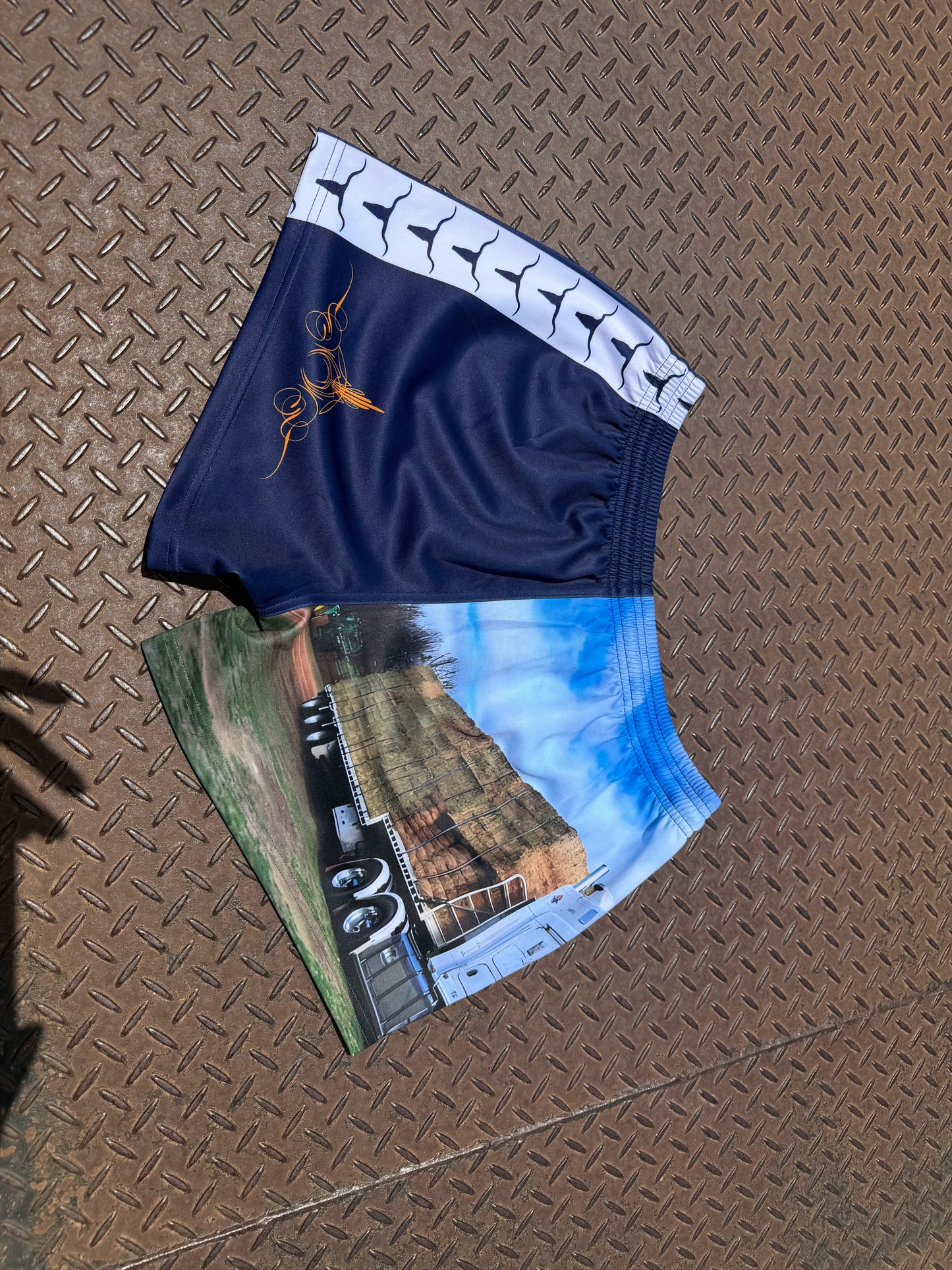 YVSF Footy Shorts Navy