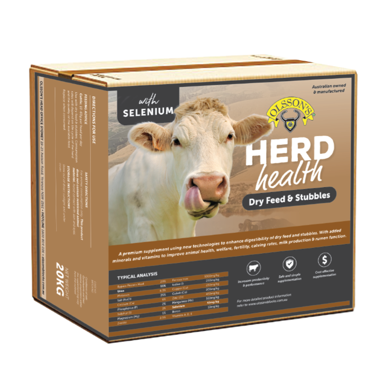 Olsson Herd Health Dry Feed And Stubble 20kg